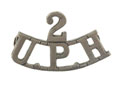 Shoulder title, 2nd Regiment, United Provinces Horse, 1909-1917