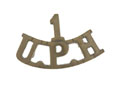 Shoulder title, 1st Regiment, United Provinces Horse, 1909-1917