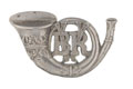 Helmet badge, Bangalore Rifle Volunteers, pre-1920