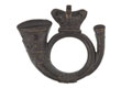 Helmet badge, Bangalore Rifle Volunteers, pre-1901