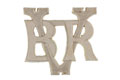 Side cap badge, Bangalore Rifle Volunteers, pre-1901