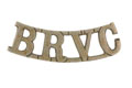 Shoulder title, Bangalore Rifle Volunteers, 1868-1880