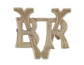 Collar badge, Bangalore Rifle Volunteers, pre-1920