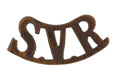 Shoulder title, Simla Volunteer Rifles, 1904-1920