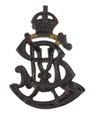 Helmet badge, Simla Volunteer Rifles, 1901-1947