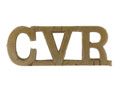 Shoulder title, Calcutta Volunteer Rifles, 1863-1917