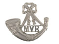 Cap badge, Mussoorie Volunteer Rifles, 1871-1925