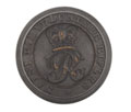 Button, Naini Tal Volunteer Rifles, 1871-1901