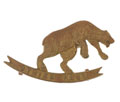 Collar badge, Dehra Dun Contingent, 1925-1947