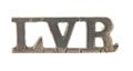 Shoulder title, Lucknow Volunteer Rifle Corps, 1903-1917