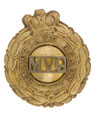 Pouch badge, Madras Volunteer Guards, 1857-1901
