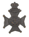 Collar badge, Nagpur Volunteer Rifles, pre-1904