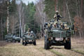 Jackal 2 vehicles of the Light Dragoons on exercise in Germany, 2017