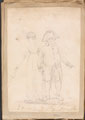 A lady and gentleman in civilian dress, 1796 (c)