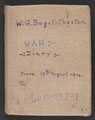 Diary, Major Walter Greville Bagot-Chester, 3rd Queen Alexandra's Own Gurkha Rifles, August-December 1914