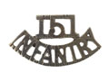 Shoulder title, 2nd Battalion, 151st Infantry, 1918-1920