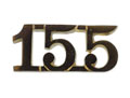 Shoulder title, 155th Indian Infantry, 1918-1920