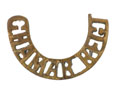 Shoulder title, Chamar Regiment, 1943-1946