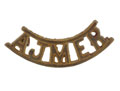 Shoulder title, Ajmer Regiment, 1942-1946
