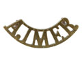 Shoulder title, Ajmer Regiment, 1942-1946