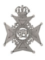 Cap badge, South Indian Railway Volunteer Rifle Corps, 1895-1901