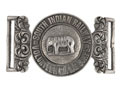 Waistbelt clasp, South Indian Railway Volunteer Rifle Corps, 1884-1904