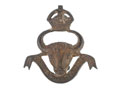 Cap badge, Coorg and Mysore Rifles, 1933-1947