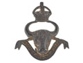 Cap badge, Coorg and Mysore Rifles, 1933-1947