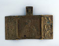 Brass Russian devotional icon