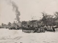 Amphibious vehicles bringing in reinforcements, Saipan, 26 June 1944