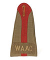 Shoulder strap, Margaret A Hardman, Women's Army Auxiliary Corps, 1916 (c)