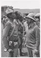 Major Orde Wingate inspecting a soldier of the 2nd Ethiopian Battalion, 1941 (c)
