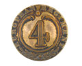 Button, other ranks, 4th Bengal European Regiment, 1855-1861