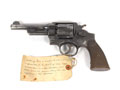 Smith and Wesson .44 inch calibre revolver given to Captain Lionel Gray by Lieutenant-Colonel T E Lawrence, 1918 (c)