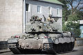 Challenger 2 tank of The Queen's Royal Hussars training in Germany, 2017