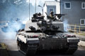 Challenger 2 tanks of The Queen's Royal Hussars training in Germany, 2017