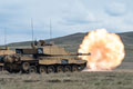 Challenger 2 tank live firing, Suffield, Canada, 2017