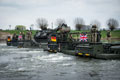 M3 Amphibious Rigs form a pontoon bridge, Germany, 2016