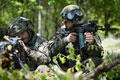 British and Polish soldiers, Exercise SABER JUNCTION 17, Hohenfels Training Area, Germany, 2017