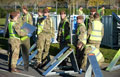 Flood defence training, Exercise Wessex Teal, Bulford, near Salisbury Plain, Wiltshire, 2016