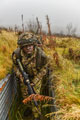 Training in a trench system at the Infantry Battle School, Brecon, Wales, 2016