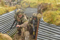 Training in a trench system at the Infantry Battle School, Brecon, Wales, 2016