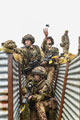 Training in a trench system at the Infantry Battle School, Brecon, Wales, 2016