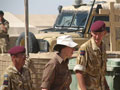 HRH Princess Anne visiting troops in Helmand Province in 2006