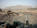Scimitar tank in a defensive position, Now Zad, Helmand Province, Afghanistan, 2006