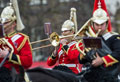 Lance Corporal Richard Jones of the Mounted Band of the Household Cavalry, London, 2016
