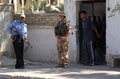 Joint British Army and Iraqi Police patrol, Iraq, 2004