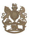 Helmet plate, other ranks, 1st Lanarkshire Artillery Volunteers, Queen Victoria crown, 1890 (c)