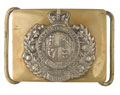 Waistbelt clasp, officer, 1st Monmouthshire Artillery Volunteers, 1860-1878