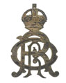 Cap badge, Oudh and Rohilkhand Railway Volunteer Rifles, 1903-1926